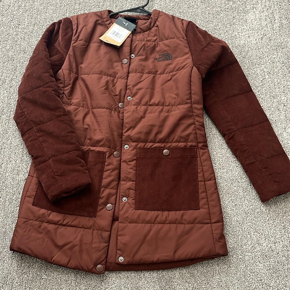 North Face collarless synthetic jacket